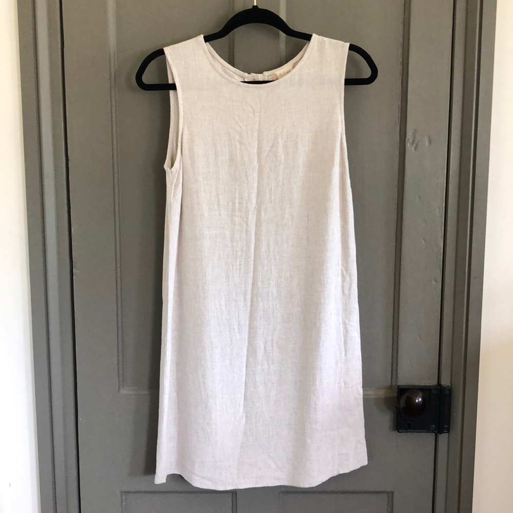 Linen dress (cream) Alter’d State (NWOT)